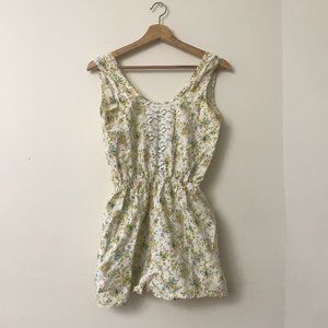 LF STORES ALICE FLORAL ROMPER